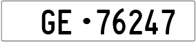 Truck License Plate